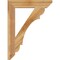 Ekena Millwork Olympic Slat Rough Sawn Bracket, Western Red Cedar, 4"W x 24"D x 32"H BKT04X24X32OLY06RWR - alternate 2